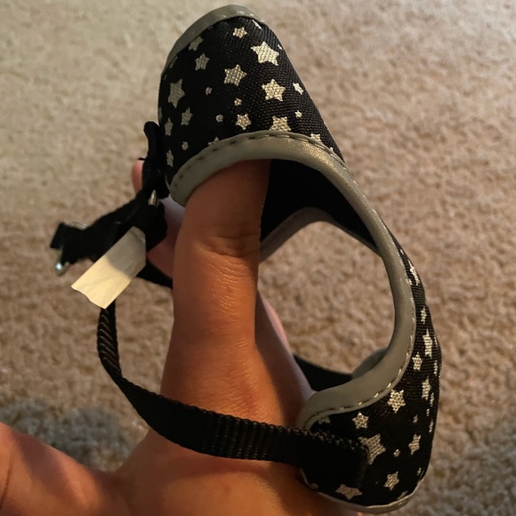 Star Patterned Silver Black Cat / Dog Harness - Picture 4 of 4